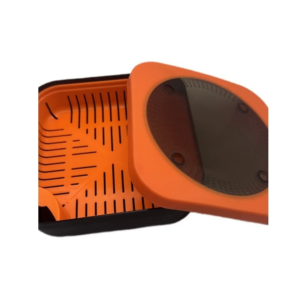 

Коробка для рыболовных приманок с вентиляцией и сливной корзиной с внутренней рамой для использования живых приманок для ловли карпа