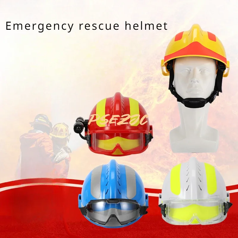 Emergency Work Rescue Safety Protective Helmet with Adjustable Hoops