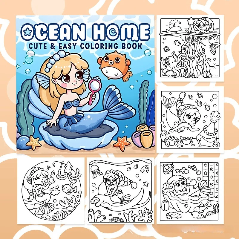 Coloring Books Drawing Books Graffiti Hand-drawn Drawing Books Drawing Paper Coloring Books Coloring Books Tracing Books