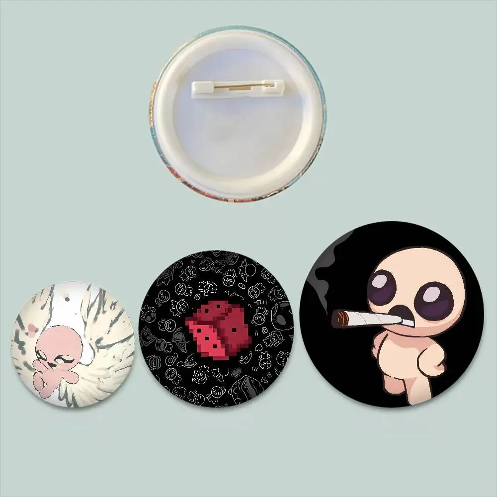 Cool The B-Binding Of I-Isaac Badges 25 32 44 58 75 Mm Round Cosplay Pin Decor Fans Collect Friends Gifts Brooch Souvenir