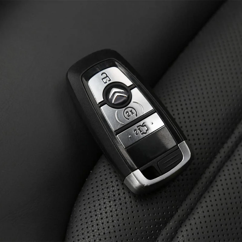 asb 14 مللي متر ملصق سيارة مفتاح بعيد شعار شارة راديو زر ملصق لسيتروين C1 C4 C3 C5 C8 DS3 DS5 DS4 بيرلينجو بيكاسو كسارا #6