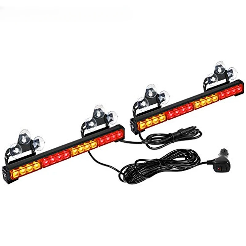 

2 X16.8 "Emergency Flashing LED Traffic Consultant Strobe Lamp 32led 26 Flash Modes Safety Alarm Lamp