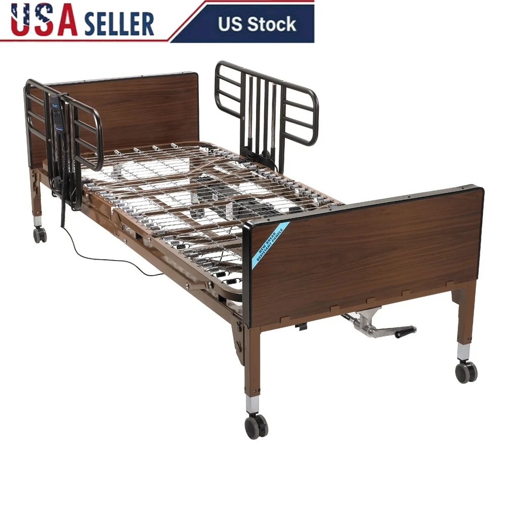 

No Gap Half Length Bed Rails Steel Construction Easy Install Hospital Beds Maximum Protection Durable Design 1 Pair