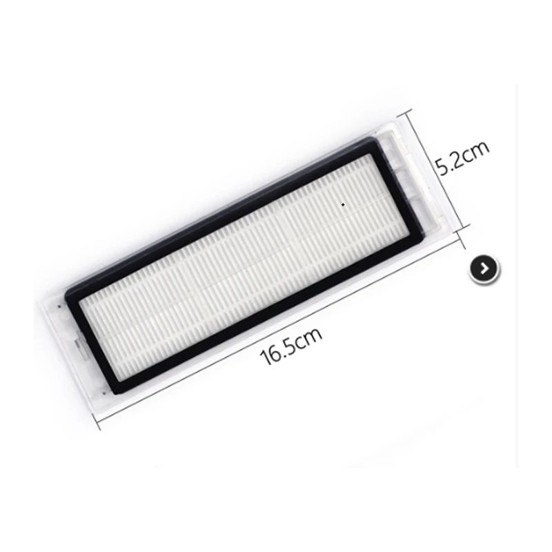 สำหรับ roborock S50 T7pro T6 S5 P5เครื่องดูดฝุ่นแผ่นกรอง HEPA ส่วนที่ผ้า2 x ลูกกลิ้งแปรงด้านข้างหลัก3X ล้อสากล