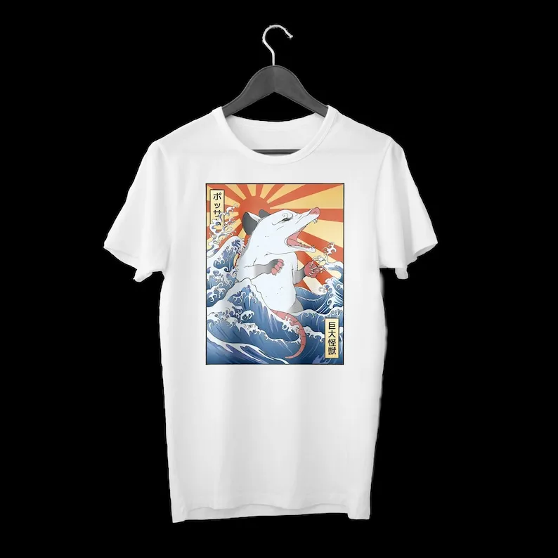 

Японская футболка Possum The Great Wave Organic унисекс