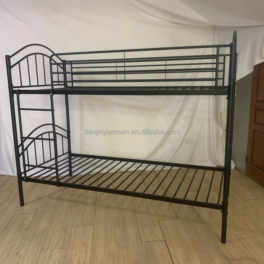 

Heavy Duty Steel Metal Factory Low Price Promotion For Double-layer Bedroom Furniture, School Dormitory Metal Bunk Beds