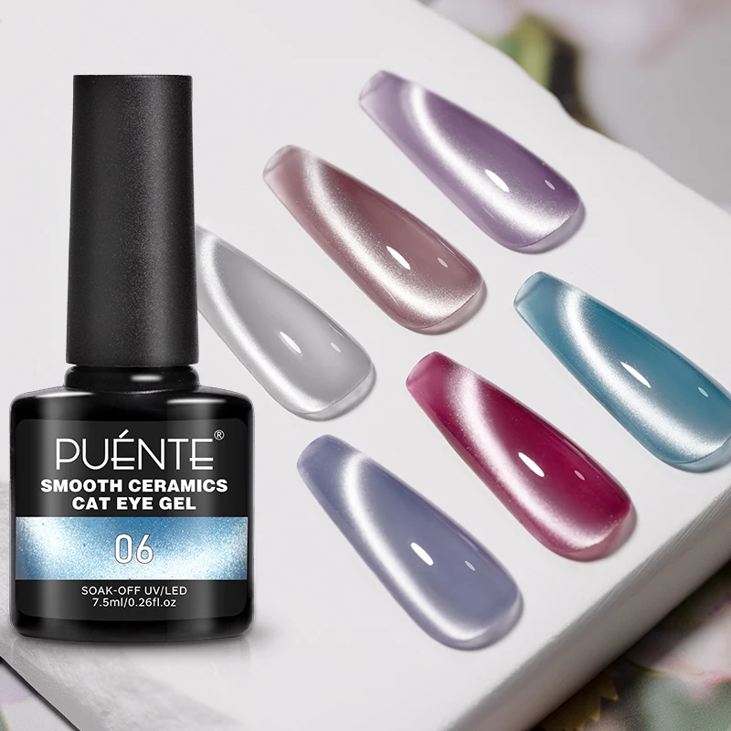 7.5ML Moonlight Cat Magnetic Gel Nail Polish For Autumn Winter Ultra-Bright Cat Eye Soak Off UV Semi-permanent Varnish Manicure