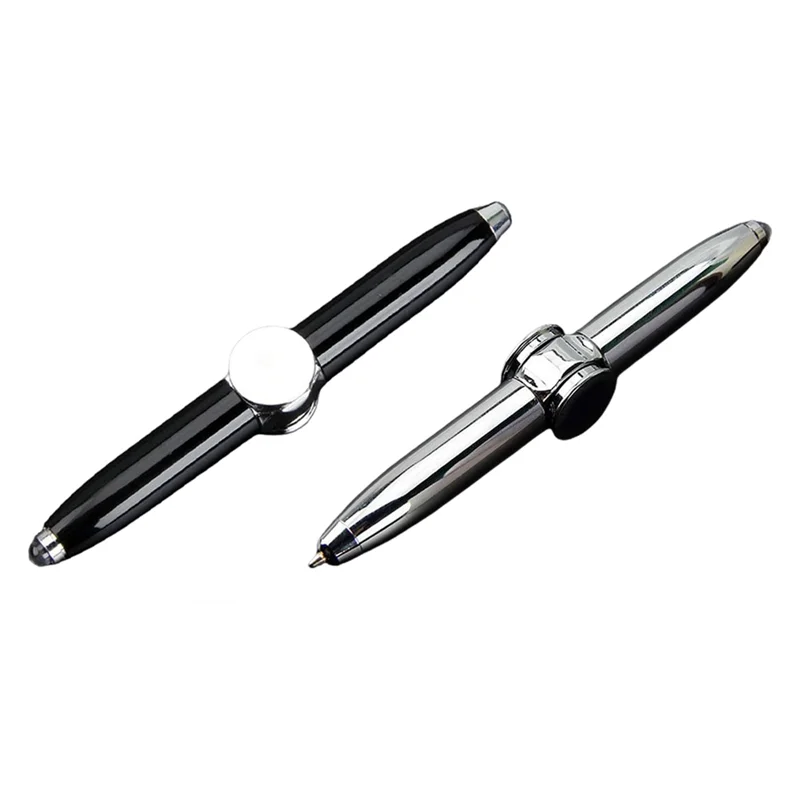 AEE7-Spinning Pen, Stift mit LED-Licht, Schreibwerkzeug, Stift mit beleuchteter Spitze, Kugelschreiber zum Beleuchtung zum Schreiben im Dunkeln