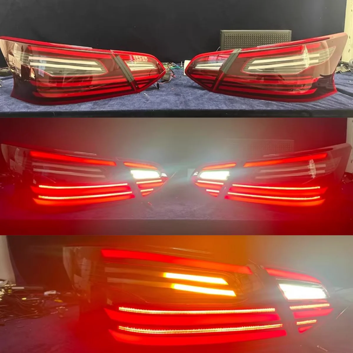 

Car led modified tail light assembly rear lamp for 16-18 Nissan Altima Teana brake Reverse lights turn signal 4pcs