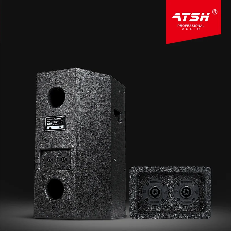 ATSH CT-10 10 Inch 2-Way Speaker 300W 8ohms 50Hz-19KHz 96dB Sensitivity Rear Speaker with Black Durable Finish