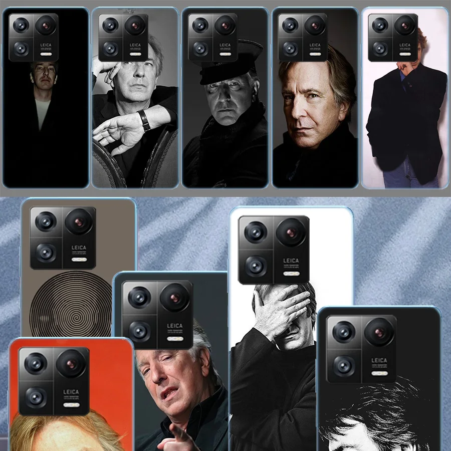 Alan Sidney Patrick Rickman Cases Phone For Xiaomi Mi 13 12 12T 12X 11 Ultra 11T 11i 10 Lite 10T Pro 9 9T 8 CC9E 6X 5X A3 A2 A1