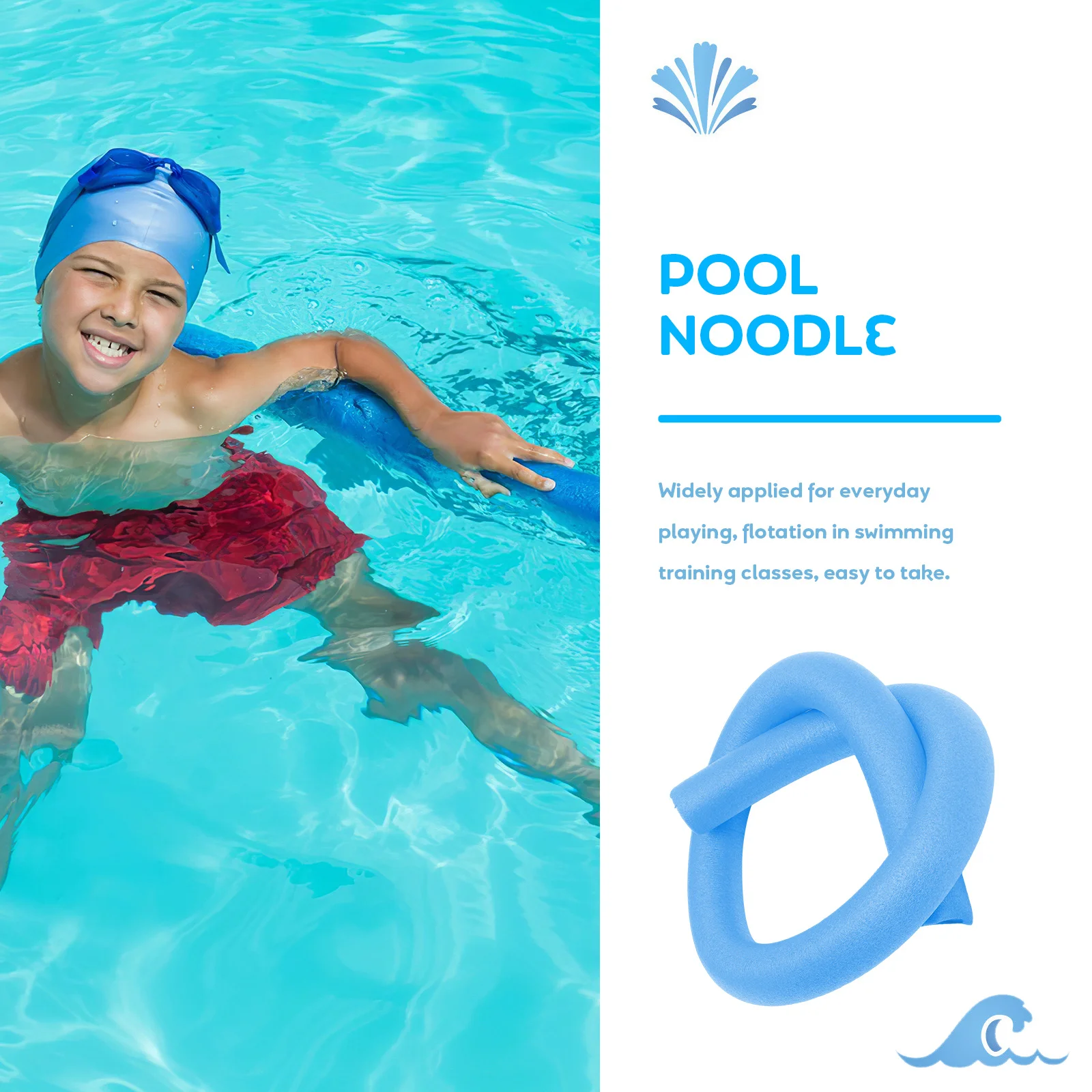 

Swimming Pool Noodle Foam Floatation Tool for Kids and Adults Multi-Use Bright Colored Pool Noodles Bulk Flexible Swim Training