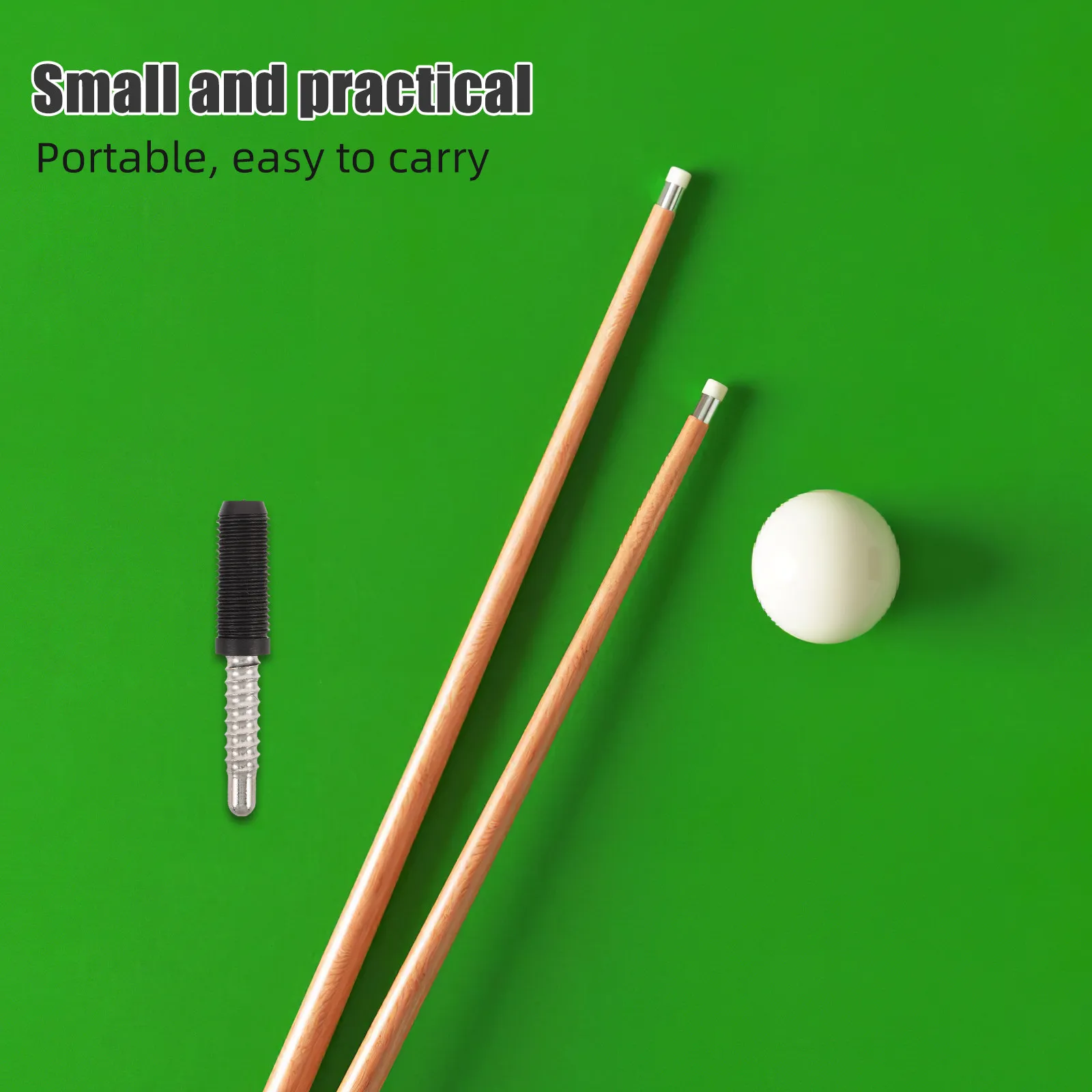 

Billiard Cue Joint Pin Insert 8 Tooth Slow Joint Stable Connection Pool Cue Extension Adapter Hardware Billiards Shaft Fitting