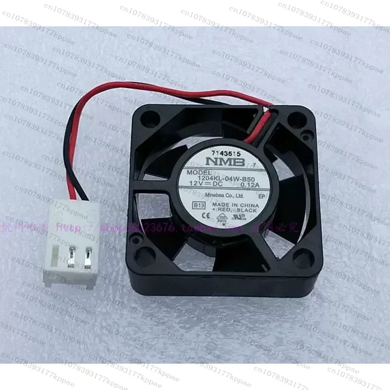 1PCS for NMB 3010 3CM Fan Double Ball Bearing 2 Wire 1204KL-04W-B50 12V 0.12A New Cooling Fan