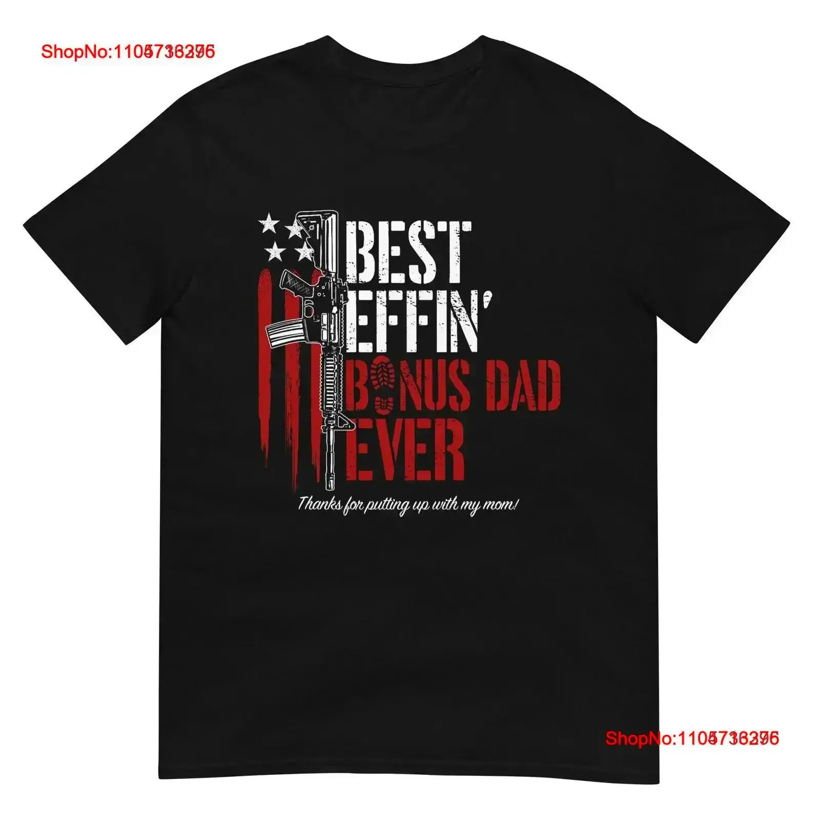 Best Effin Bonus Dad Ever Daddy Gun Rights American Flag T Shirt vintage Washed designer clothes Stylish Comfortable vintage