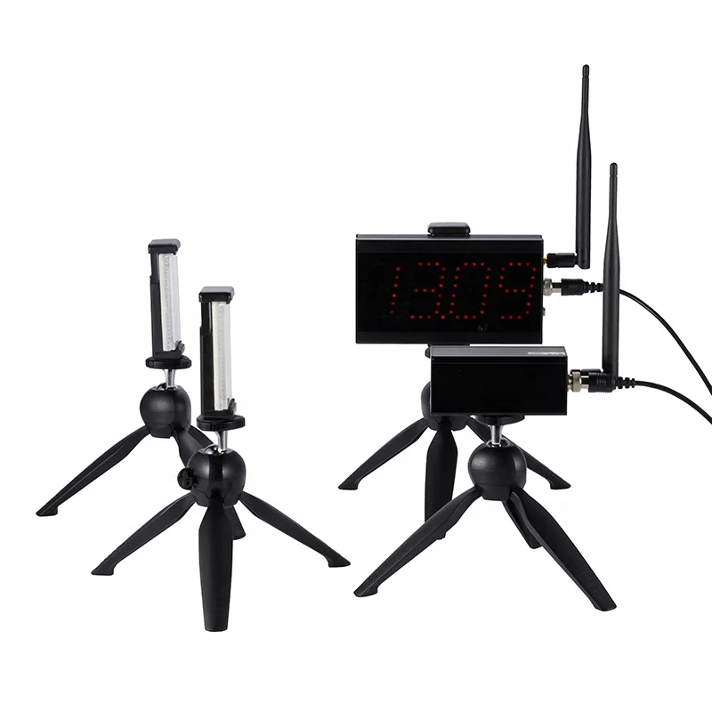 B01 Portable Remote Gym 4-Digits Interval Timer Countdown Digital Workout Timer for Football Running and Sprint