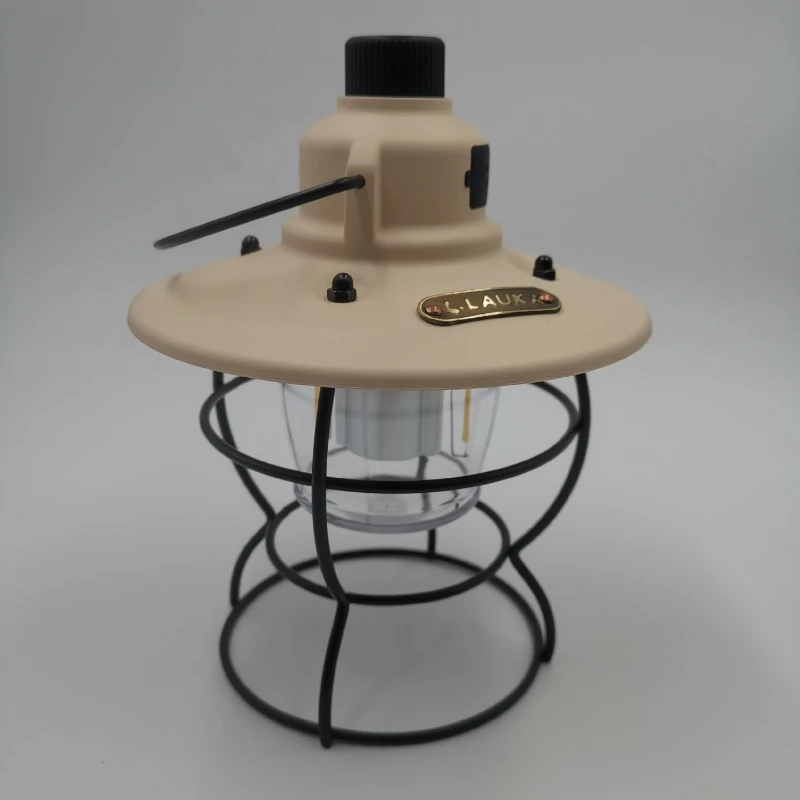 国境を越えたアウトドアキャンプ用LEDポータブルテントライト、多機能充電式ハンドヘルドキャンプサイトランタン、キャンプランタン