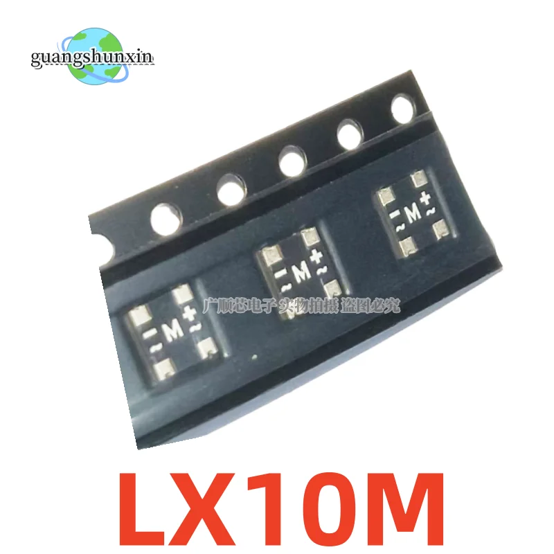 20PCS New original LX10M MBCN ultra-thin rectifier bridge lightweight SMT rectifier bridge stack 1A/1000V