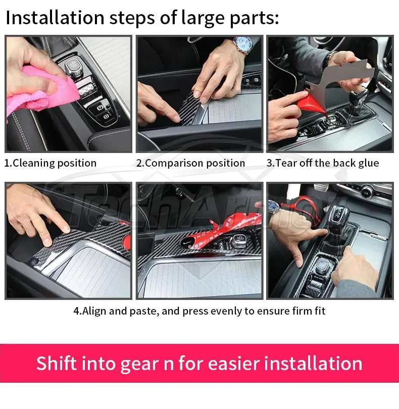 سيارة مركز وحدة التحكم والعتاد لوحة ألياف الكربون ملصق حامي مجموعة لفولفو CX60 S60 V60 CX90 2018-2025 اكسسوارات السيارات الداخلية