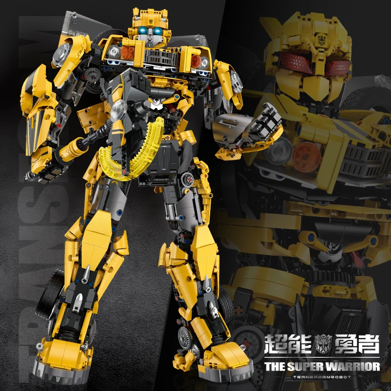 48cm Technic Bumblebee Robot Building Blocks Autobot King Kong Movie Building Blocks Adult Set Building Blocks Christmas Gift