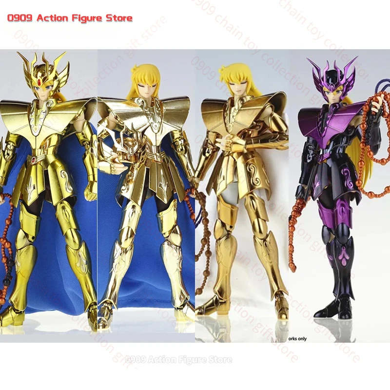 

MST Saint Seiya Myth Cloth EXM/EX Metal Virgo Shaka Andromeda Shun Head 24K Hades/Dark Gold Knights of the Zodiac Action Figure