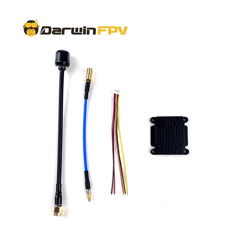 

DarwinFPV 5.8G 2.5W VTX Video Transmitter MMCX Antenna Connector Pitmode 25mW 400mW 800mW 1.5W 2.5W for FPV Long Range Drone