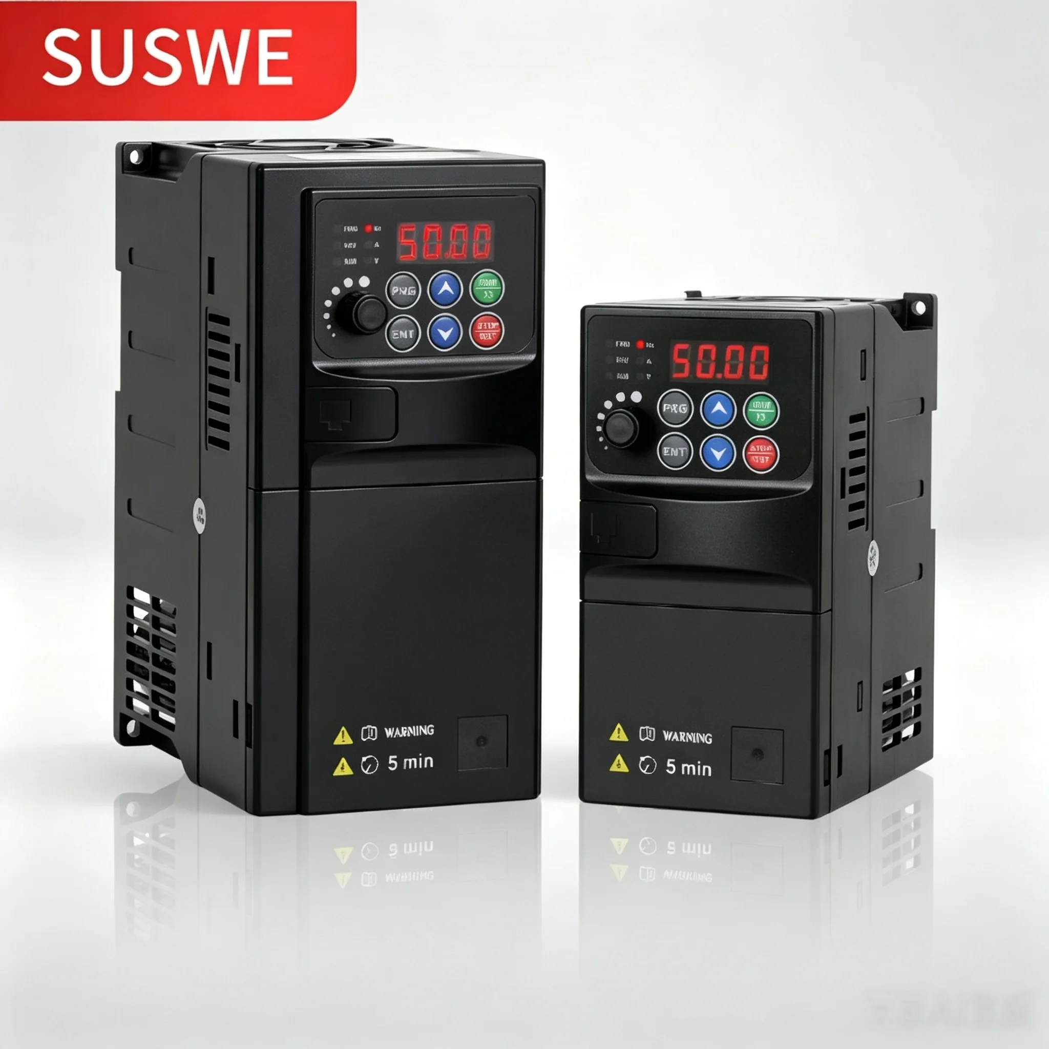 SUSWE VFD 2.2 /3.7 /5.5Kw Single-phase 220V to Three-phase 380V,Or Three-phase 380V to Three-phase 380V, For motor speed control