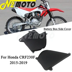 ABS Plastic Battery Box Side Fairing Cover For Honda CRF230F CRF 230 2015-2019 Dirt Pit Bike Supermotor Enduro Motor Accessories