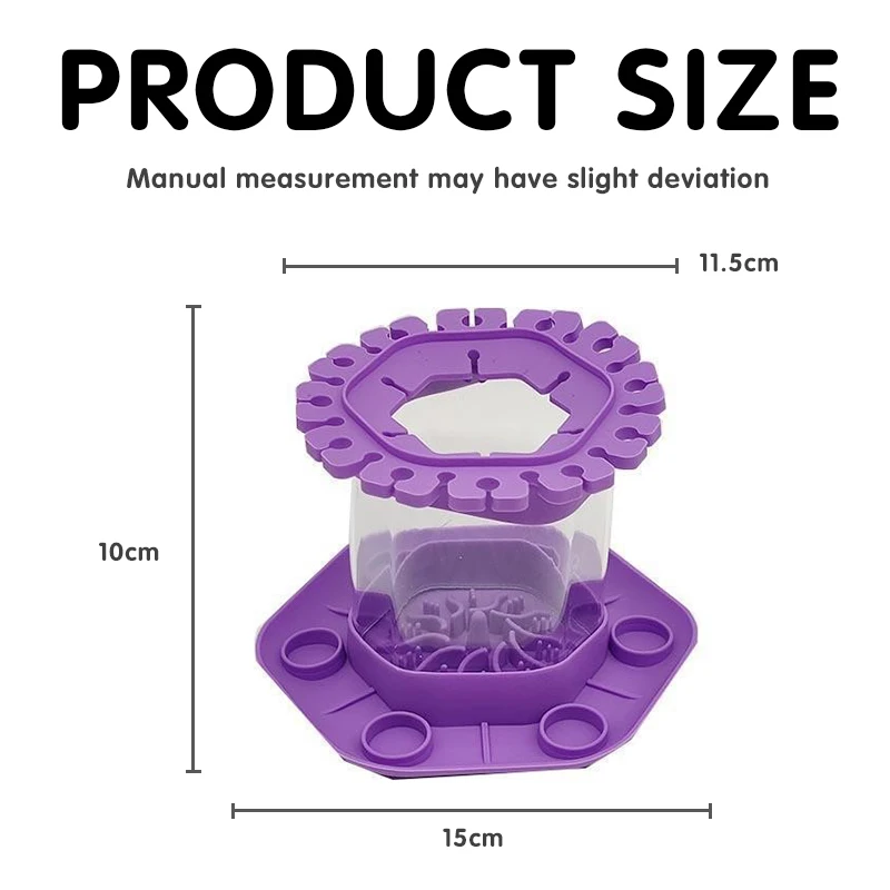 Paint Brush Cleaner Washing Bucket Detachable brush Cleaner Drainage Children's Graffiti Paint Brush Cleaning Tool Art Supplies