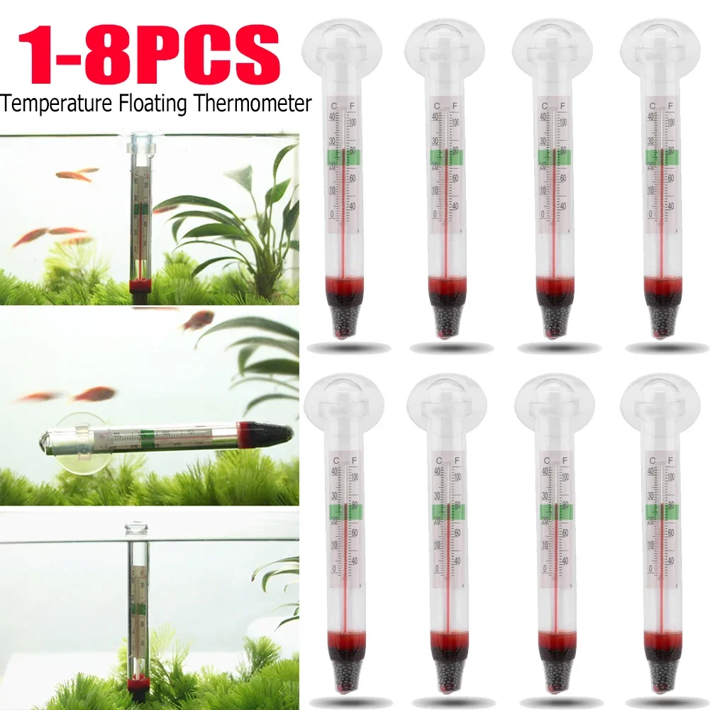 

Floating Thermometer Temperature Floating Thermometer with Suction Cup Easy Accurate Reading for Checking The Water Temperature