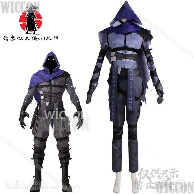 Omen Anime Game Valorant Cosplay Costume Halloween Christmas Carnival Suit For Adult Man Woman Fancy Outfits Clothes Customized