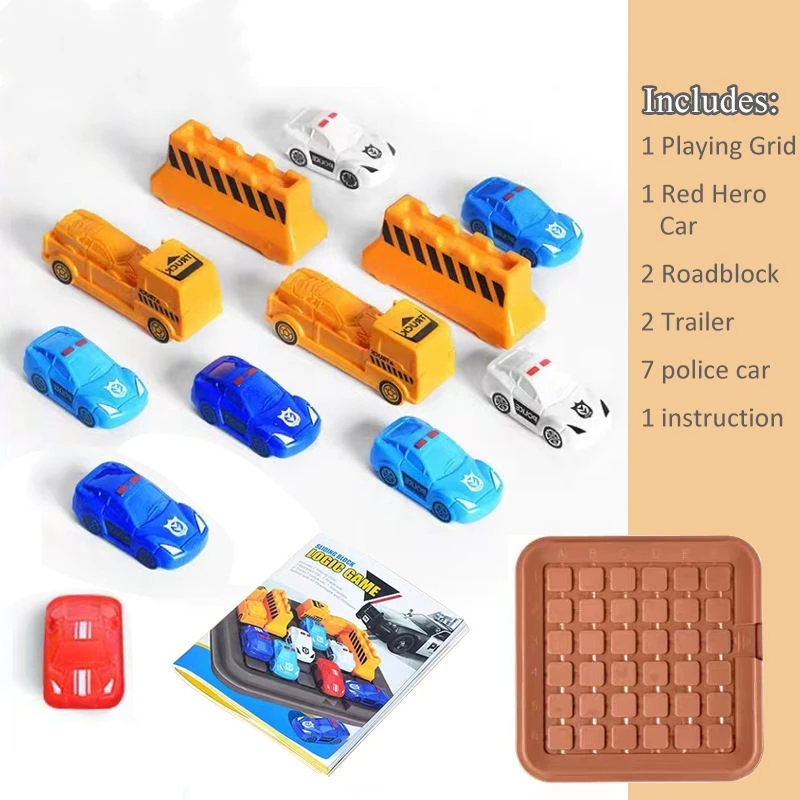 Moving Cars Out Of The Warehouse Huarong Road Children Puzzle Toys Huarong Road Toys Mathematical Thinking Exercises Hands