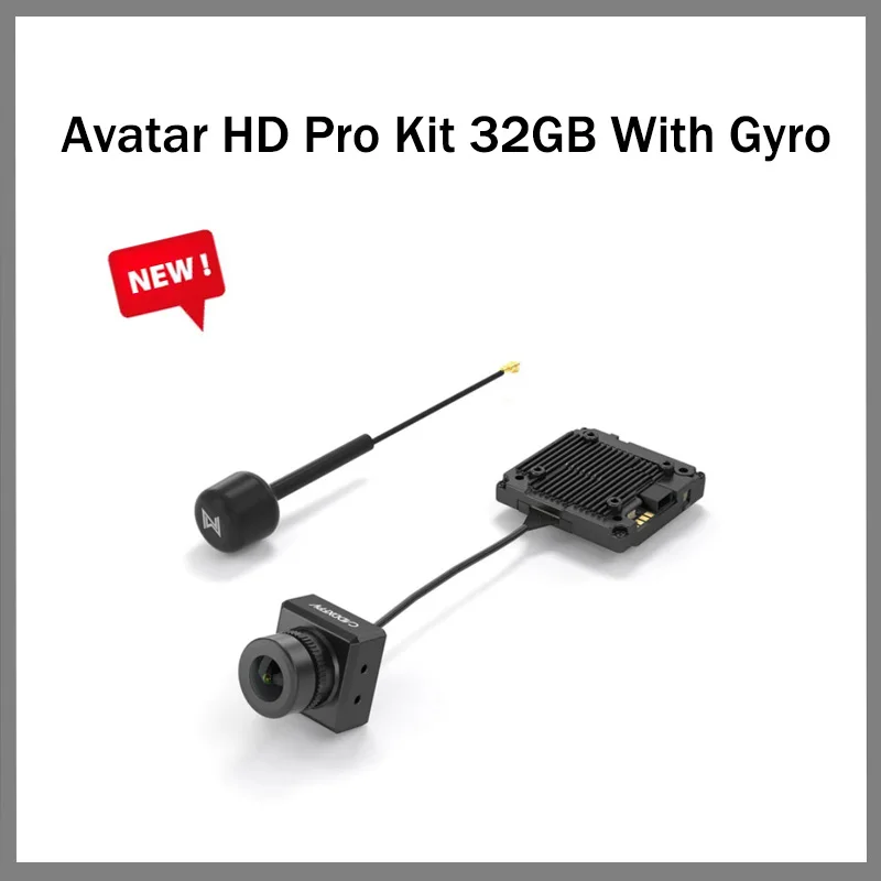 

Walksnail Avatar HD Pro Kit 32GB With Gyro 1080P 120FPS Avatar HD Pro Camera Suitable For RC FPV Drone