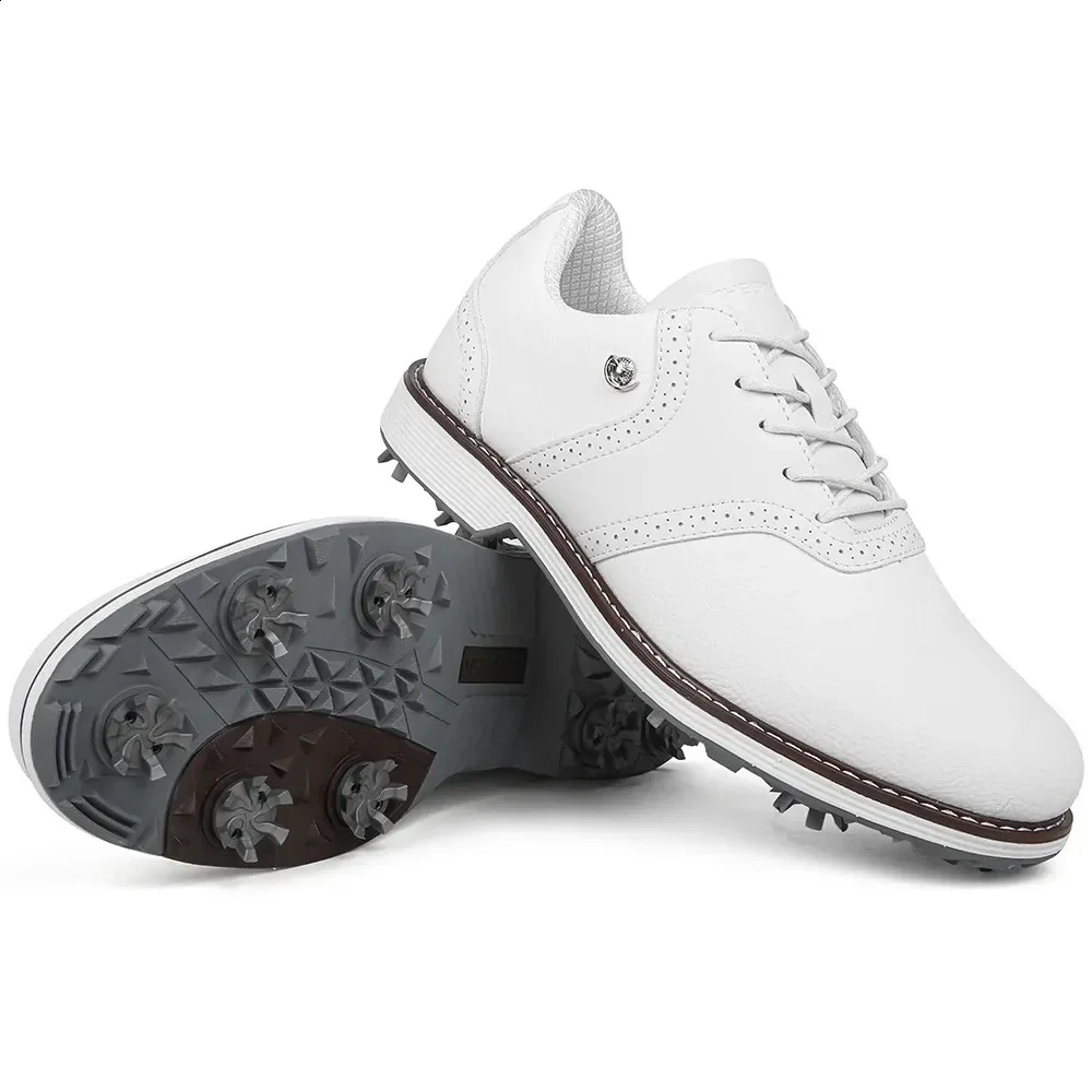 Professional Golf Shoes Men Spikes Golf Sneakers Outdoor Walking Training Comfortable Footwears for Golfers Non-Slip Luxury