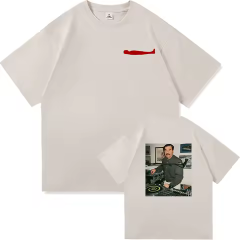 Dj Saddam Hussein TShirt 2025 Funny Men/women Clothing Retro Harajuku High Quality Clothes Cotton Gifts TShirts