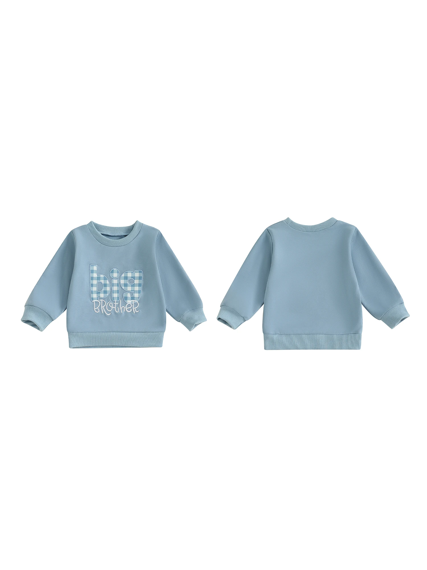 

Осенний пуловер для маленьких мальчиков, мешковатый клетчатый свитер с круглым вырезом и длинными рукавами, топ для малышей