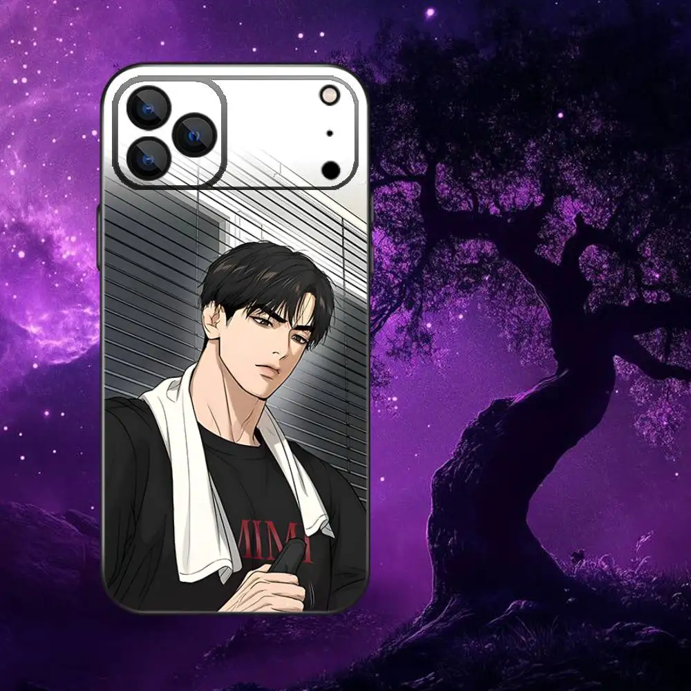 J-Joo Jaekyung Phone Case For iPhone 17,16,15,14,13,12,Pro,Max,Plus,E,SE4,Air,Mini Black Soft Box