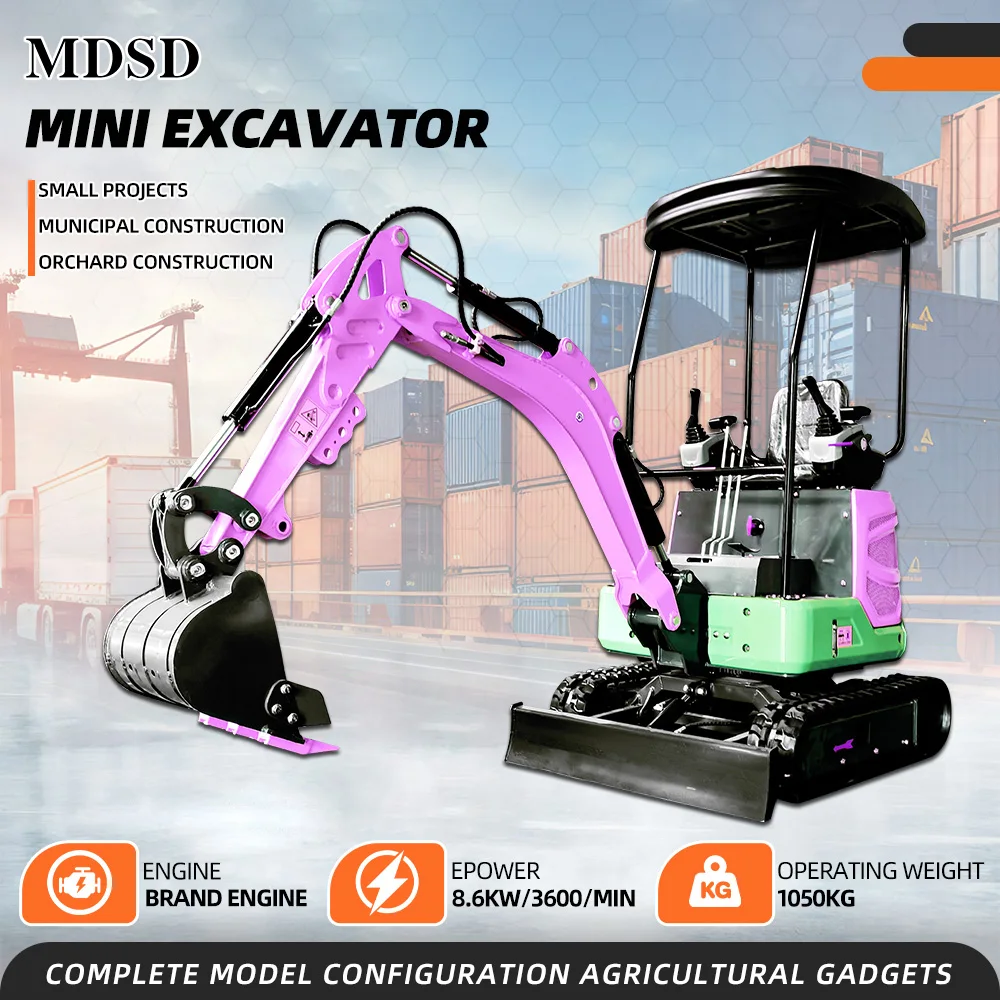 

Гусеничный микроэкскаватор с Kubota 1,5 тонны Мини-гидравлический сельскохозяйственный экскаватор для садовой фермы 1500 кг с гусеничной отверстиями до двери