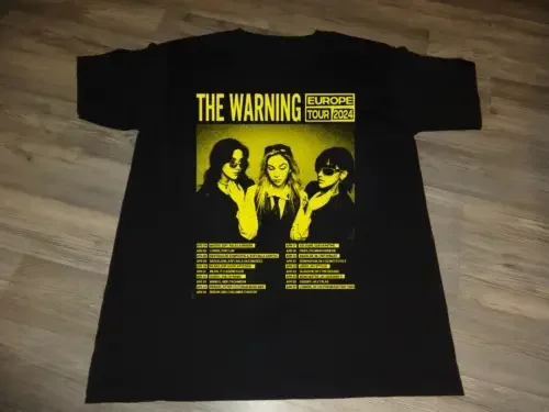 

The Warning Band Europe Tour 2024 Fan s Classic T Shirt S M L 234XL ZC1596 long or short sleeves