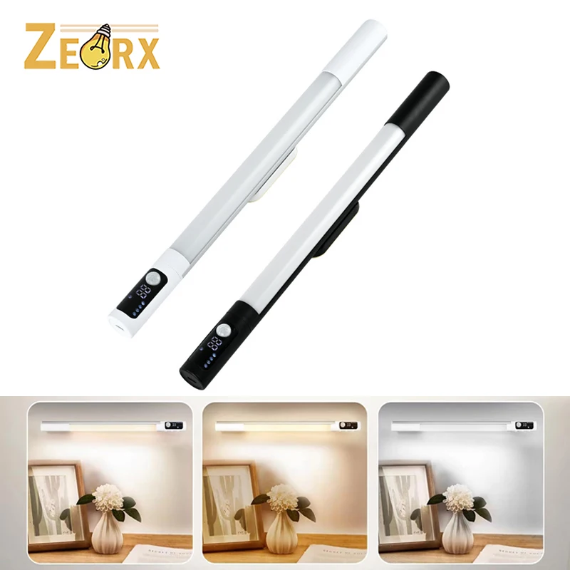 

Wall Strip Lights, Rechargeable Battery Powered Operated Magnetic LED Light Bar with 3 Color Modes and Dimmable for Wall Closet