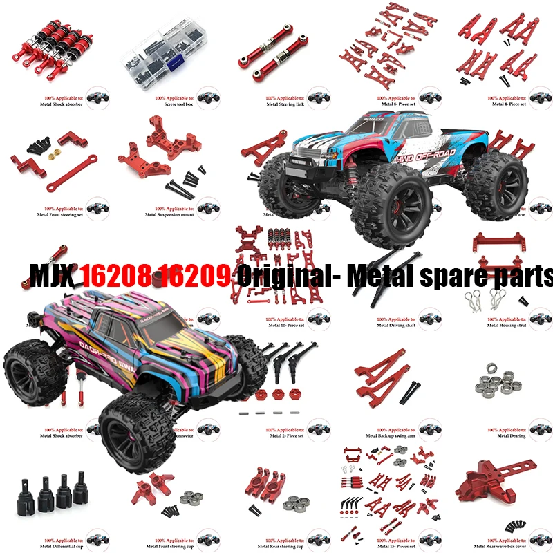 Roda Hex Hub Adaptador, RC Car Upgrade Peças Acessórios, MJX Hyper Go H16 16207 16208 16209 16210 14301 14302, 12mm Metal, 4pcs