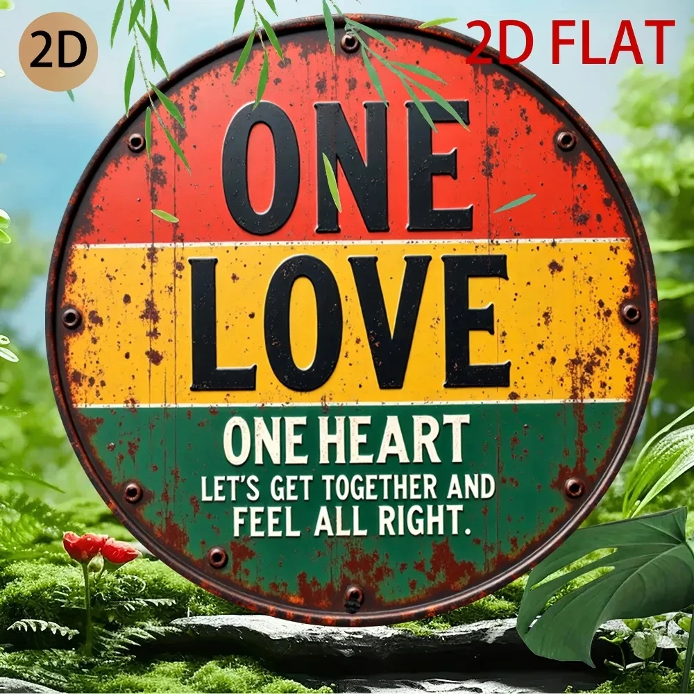 1 Piece 2D Flat Round Country- - Home Bar Lounge 评论和价格