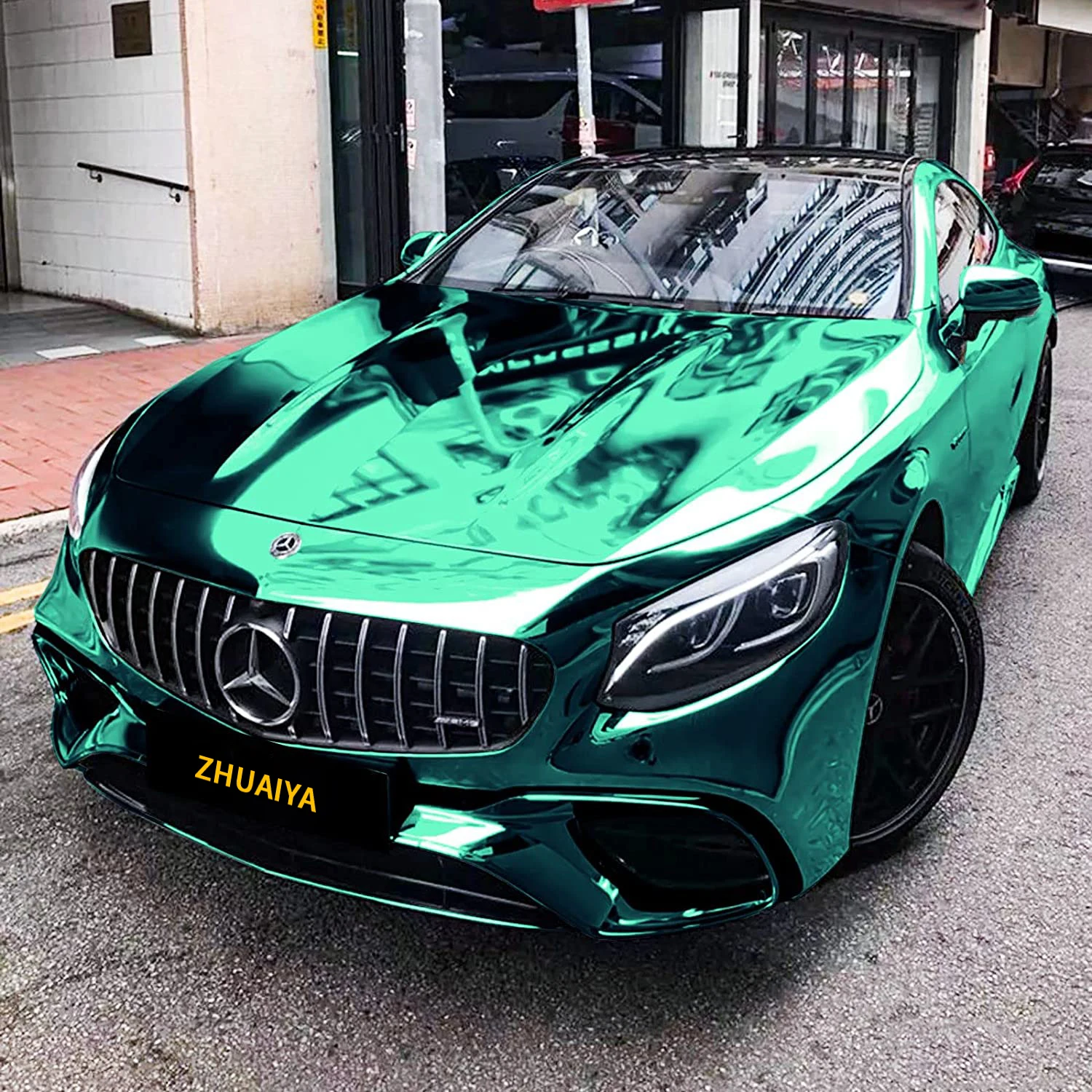 

Car Color Change Film Teal Supercast Chrome Vinyl Wrap Sticker Car Auto Vehicle Motorcycle DIY Decal ZHUAIYA