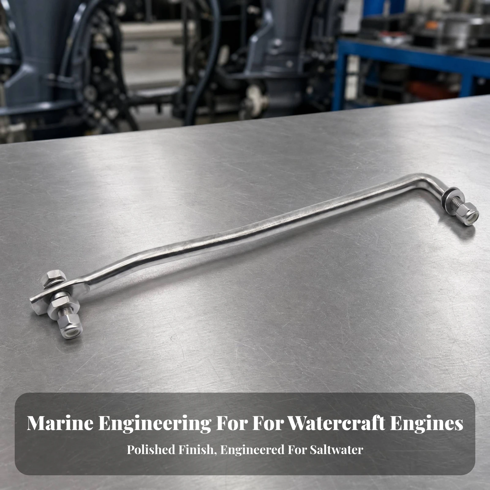 Japanese Outboard Brand Two-Stroke Outboard Steering Link Rod Sturdy Front Steering Conversion Rod for Marine Mechanics