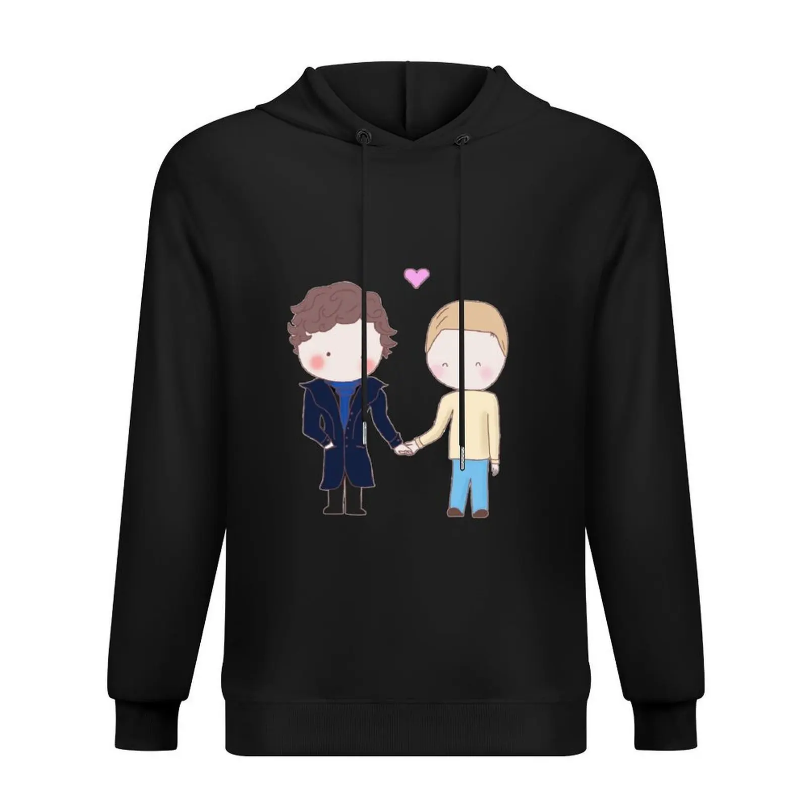 

Johnlock - holding hands Hoodie blouse men's clothing autumn clothes mens designer clothes new features of hoodies & sweatshirts