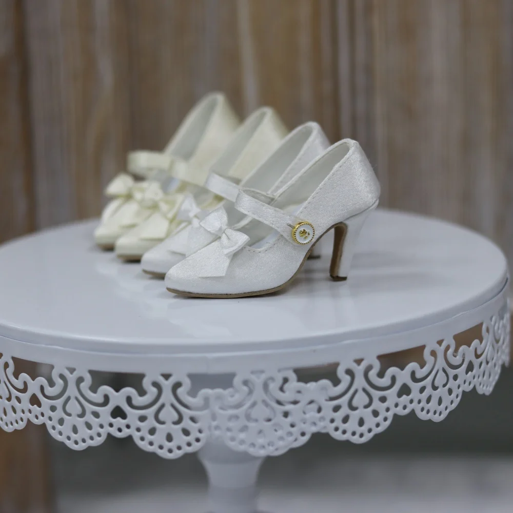 BJD Doll shoes 1/3, SDGR/ Big Girl /AS Elegant silk pointed high heels BJD doll accessories