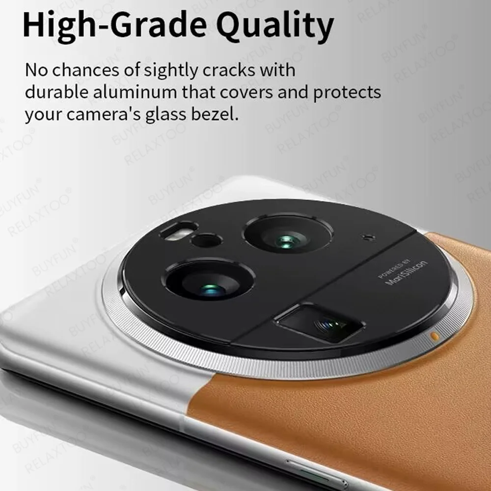 Aluminum Alloy Hollow Camera Protector Case For Oppo Find X6 Pro 5G Rear Lens Armor Cover Appo FindX6 X6Pro X 6 FindX6Pro 2023