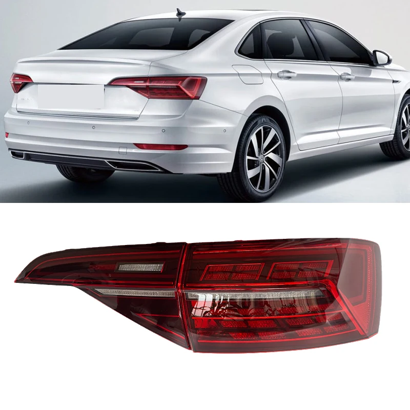 Tail Lamp Assembly For VW Jetta SAGITAR 2019 2020 2021 Car Tail Lights Rear Bumper Outer Tail Light Brake Light Tail Lamp Cover