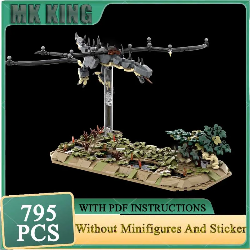 

Moc Building Bricks 2025 New Magical Rings UCS The Dead Marshes Model Technology Famous Scene Block Toy DIY Set Assembly Gift