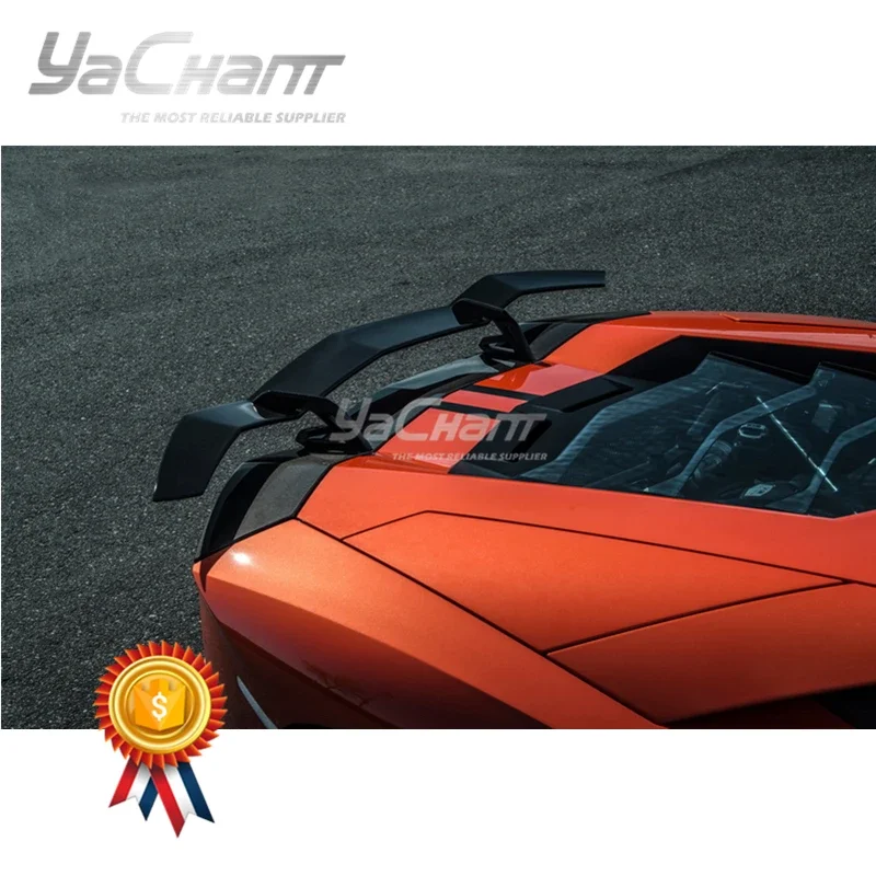 Dry Carbon Fiber Trunk GT Wing Fit For 2011-2017 Aventador All Models VRS ZE Style Rear Wing Spoiler